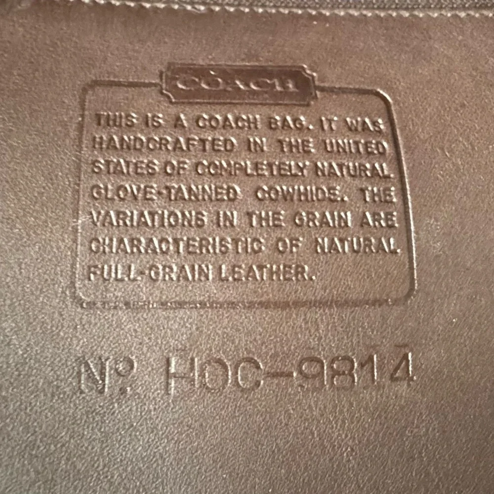 Coach Dark Brown Leather Crossbody Bag - Picture 8 of 15